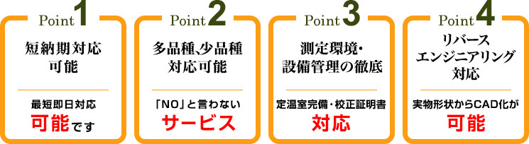 多賀精密が選ばれる理由